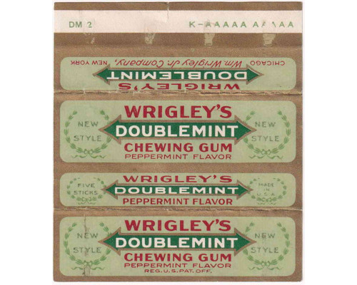 Wrigley's DOUBLEMINT США 1926