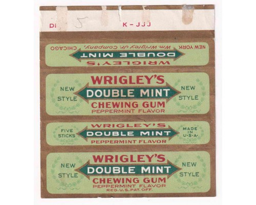 Wrigley's DOUBLEMINT США 1929-1931