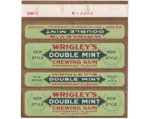 Wrigley's DOUBLEMINT США 1929-1931