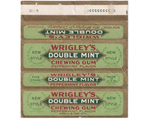 Wrigley's DOUBLEMINT США 1929