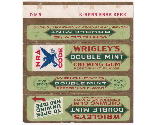 Wrigley's DOUBLEMINT США 1934