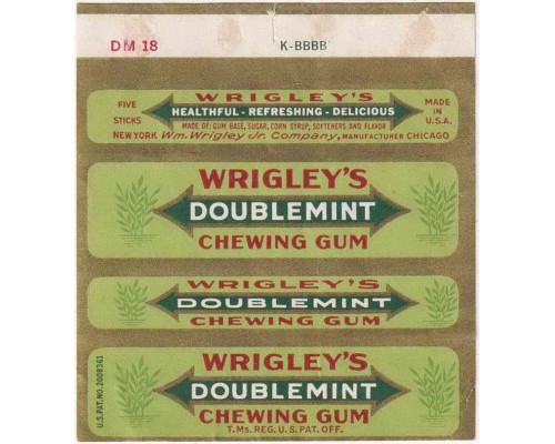 Wrigley's DOUBLEMINT США 1942