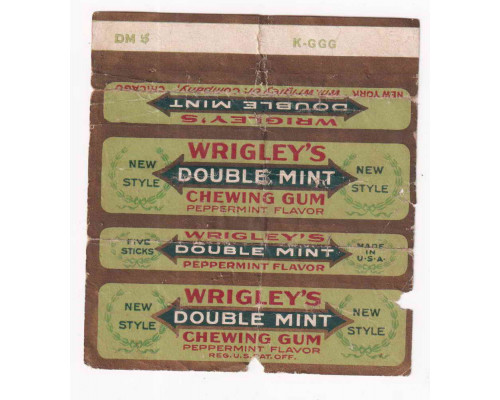 Wrigley's DOUBLEMINT США 1929-1931