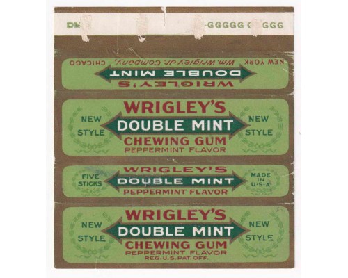 Wrigley's DOUBLEMINT США 1929-1931