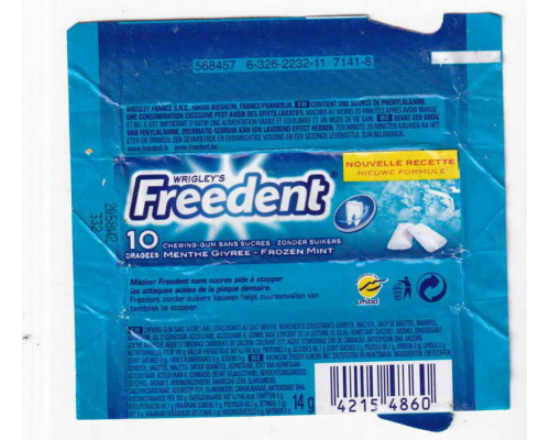 Wrigley's FREEDENT