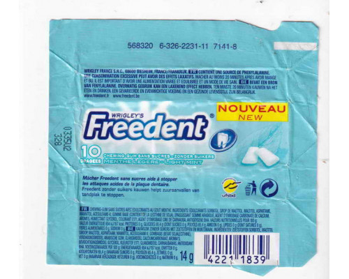 Wrigley's FREEDENT