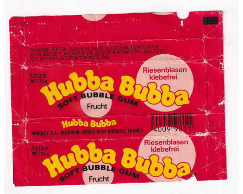 Wrigley's HUBBA BUBBA