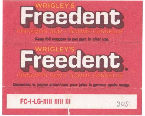 Wrigley FREEDENT