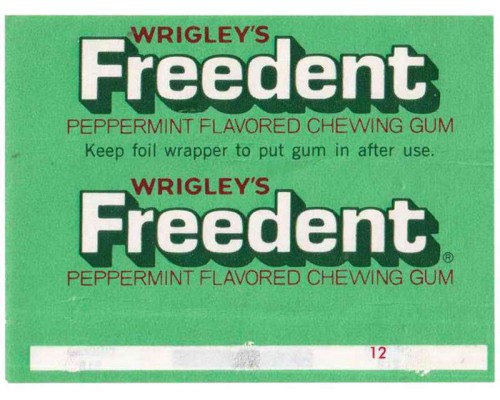 Wrigley FREEDENT