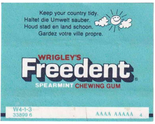 Wrigley FREEDENT