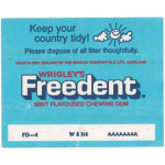 Wrigley FREEDENT