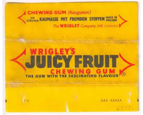 Wrigley JUICY FRUIT