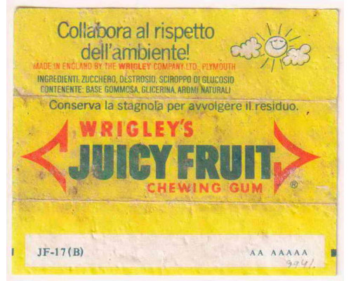 Wrigley JUICY FRUIT