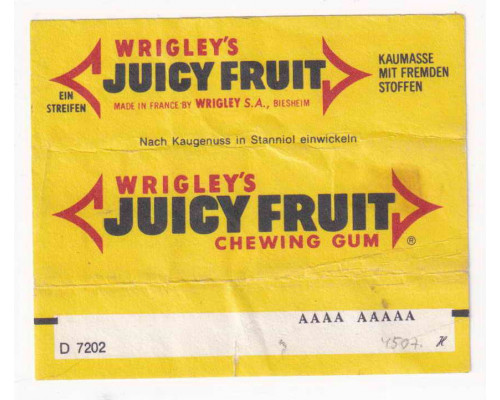 Wrigley JUICY FRUIT