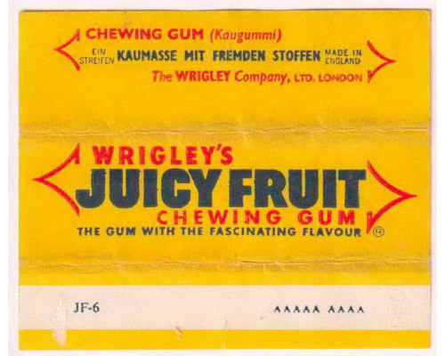 Wrigley JUICY FRUIT