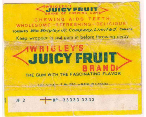 Wrigley JUICY FRUIT