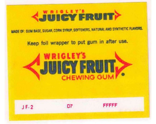 Wrigley JUICY FRUIT