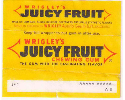 Wrigley JUICY FRUIT