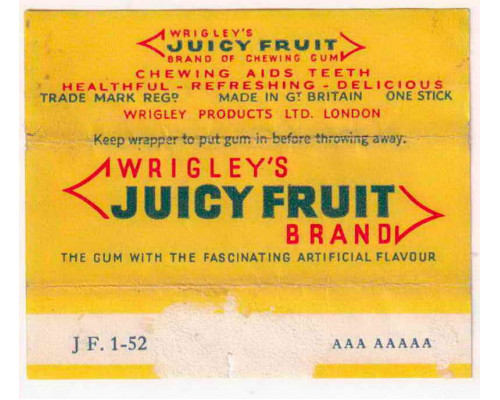 Wrigley JUICY FRUIT