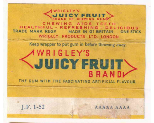 Wrigley JUICY FRUIT