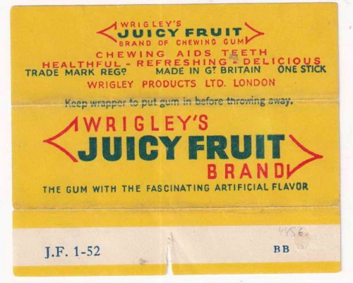 Wrigley JUICY FRUIT