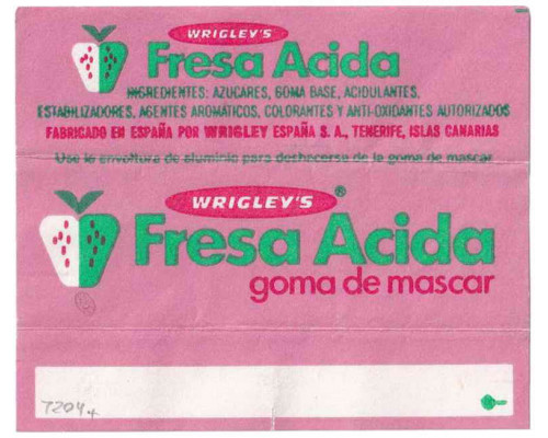 Wrigley FRESA ACIDA