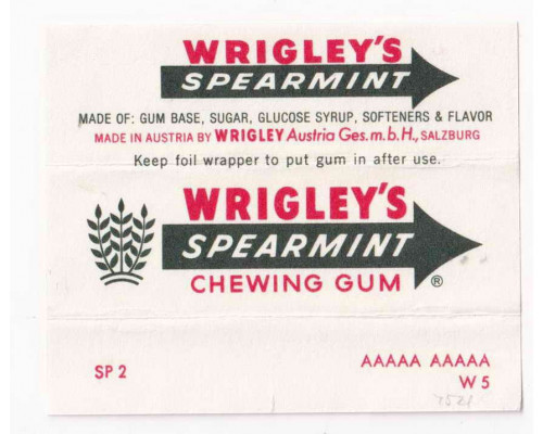 Wrigley SPEARMINT