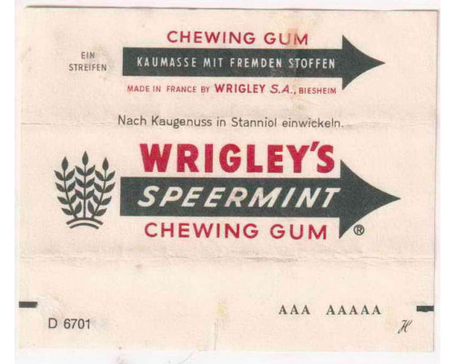 Wrigley SPEARMINT