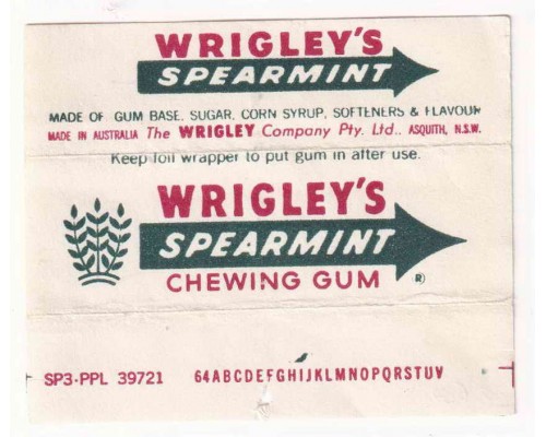 Wrigley SPEARMINT