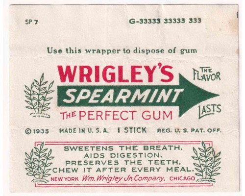 Wrigley SPEARMINT