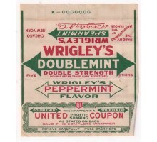 Wrigley's DOUBLEMINT США 1919-1922 годы