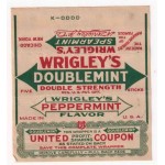 Wrigley's DOUBLEMINT США 1919-1922 годы