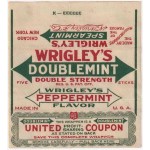 Wrigley's DOUBLEMINT США 1919-1922 годы