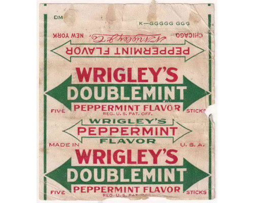 Wrigley's DOUBLEMINT США 1925