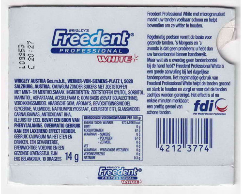 Wrigley's  FREEDENT