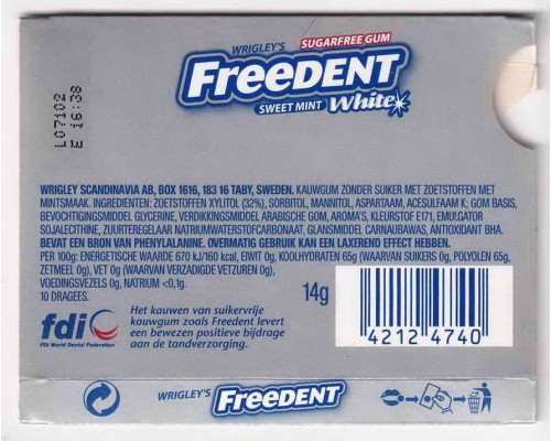 Wrigley's  FREEDENT